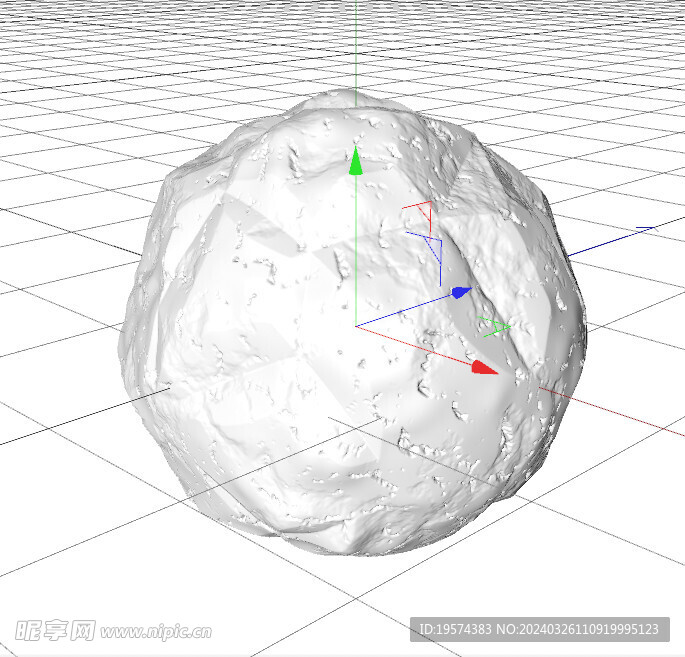 C4D模型 岩石 