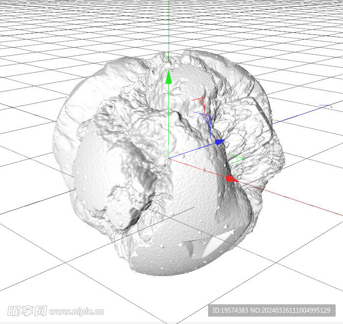 C4D模型 岩石 