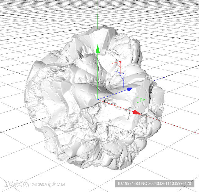 C4D模型 岩石 