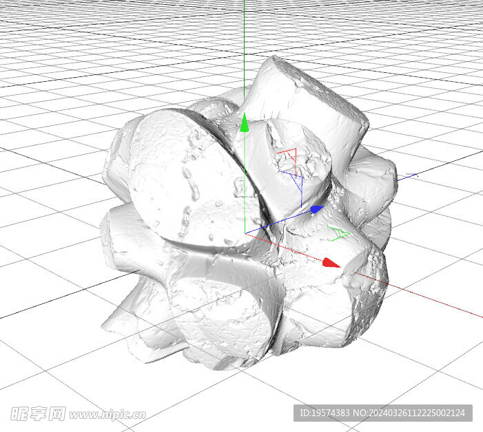  C4D模型 岩石  