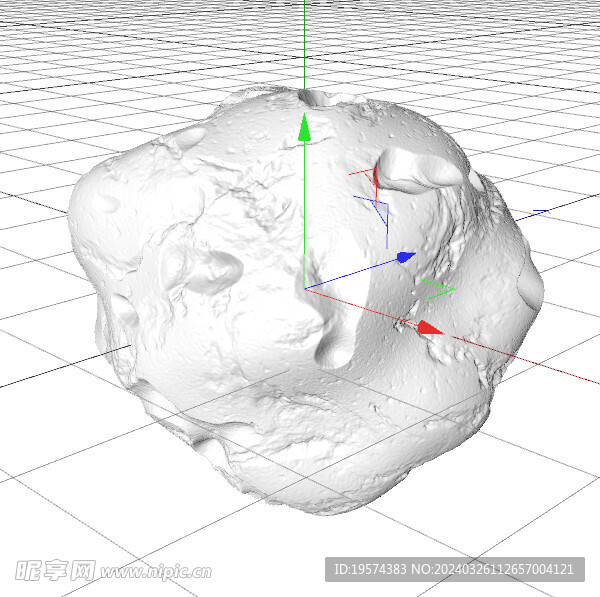 C4D模型 岩石 