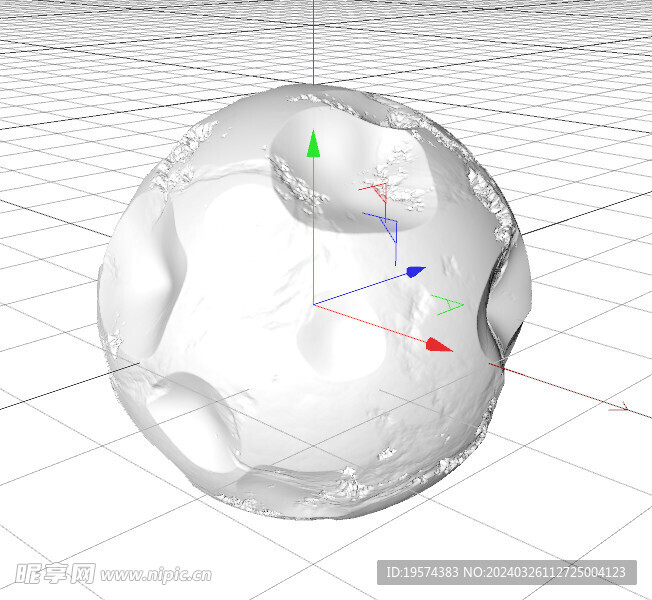 C4D模型 岩石 