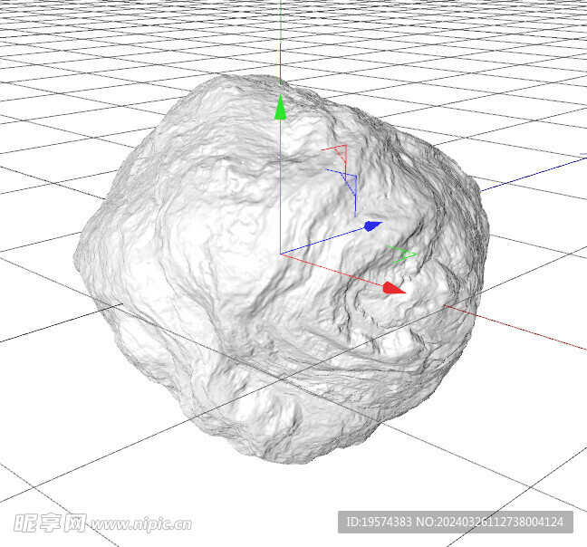 C4D模型 岩石 