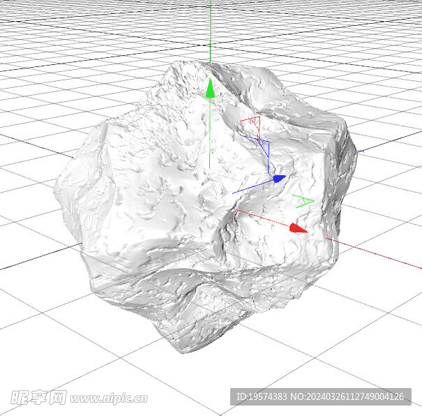 C4D模型 岩石 