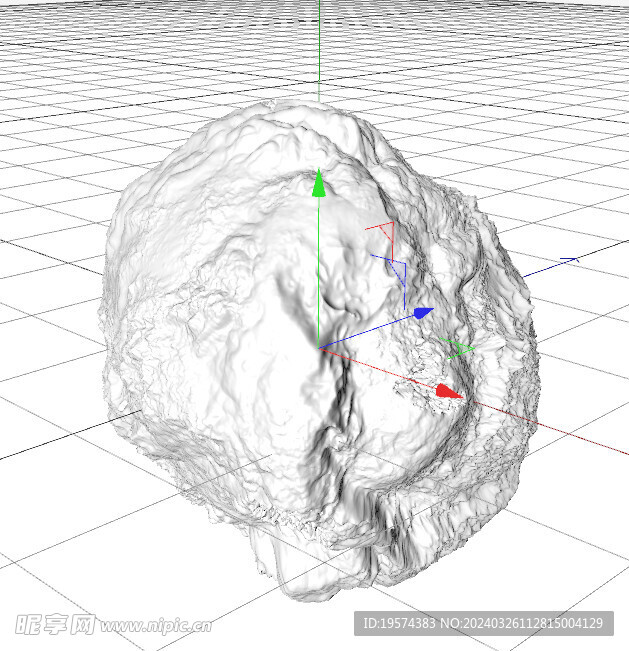 C4D模型 岩石  