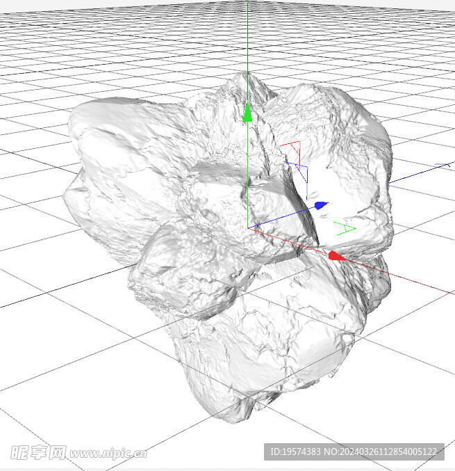 C4D模型 岩石 