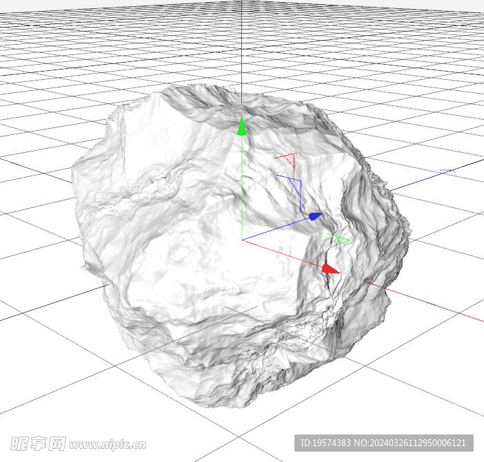  C4D模型 岩石  