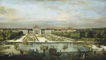 宁芬堡宫 风景油画