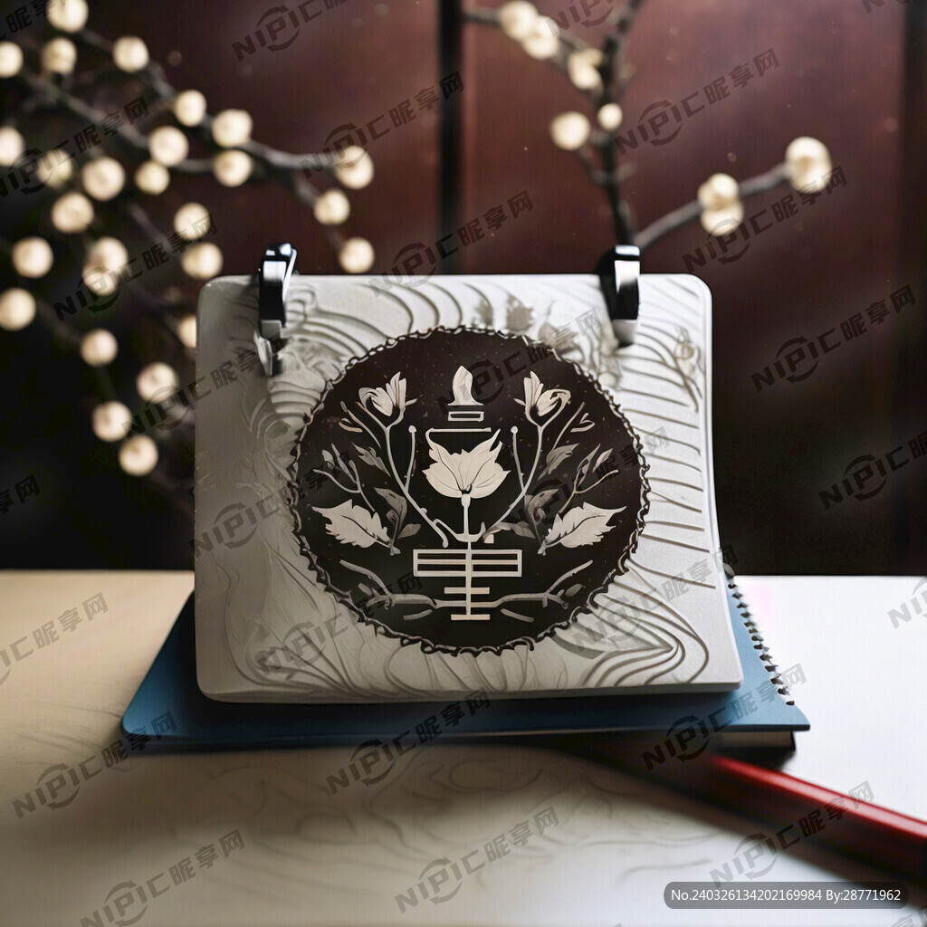 廉政 笔记本封面 线条