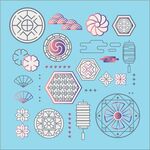           中国风花纹