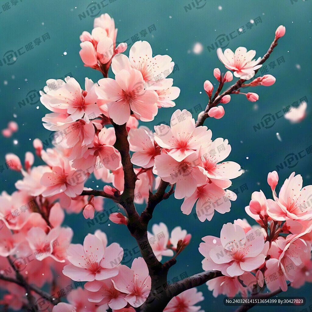 樱花花瓣插画
