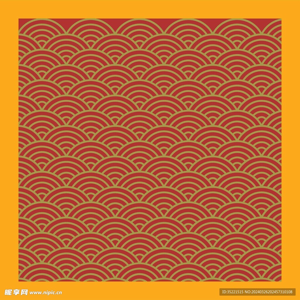 鱼鳞底纹
