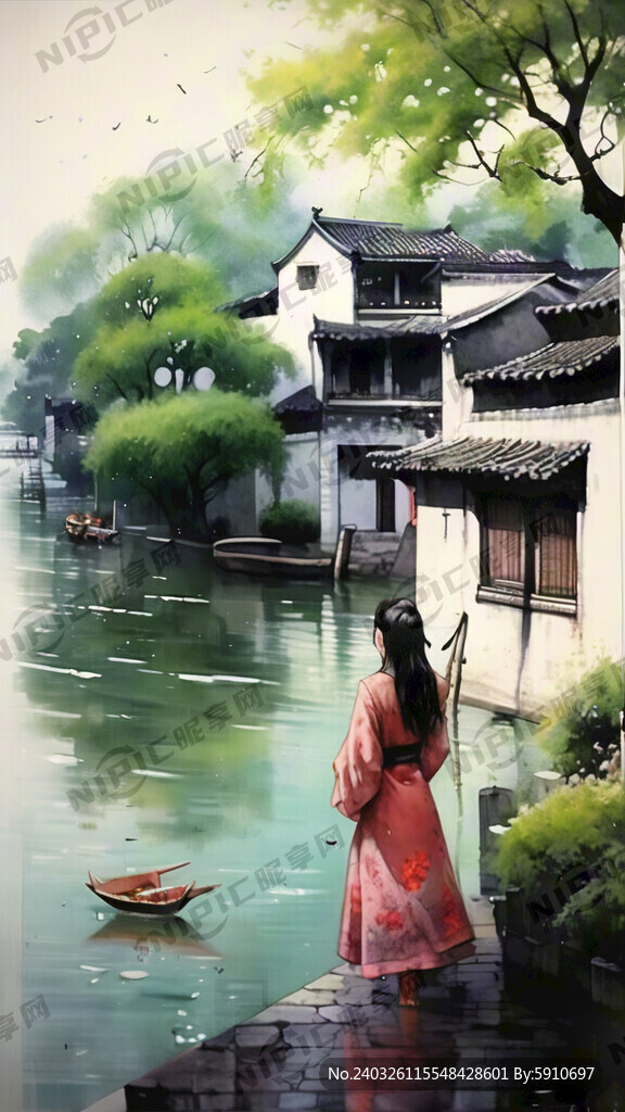 细雨润江南　诗书趁年华