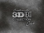 3D艺术字样机模版