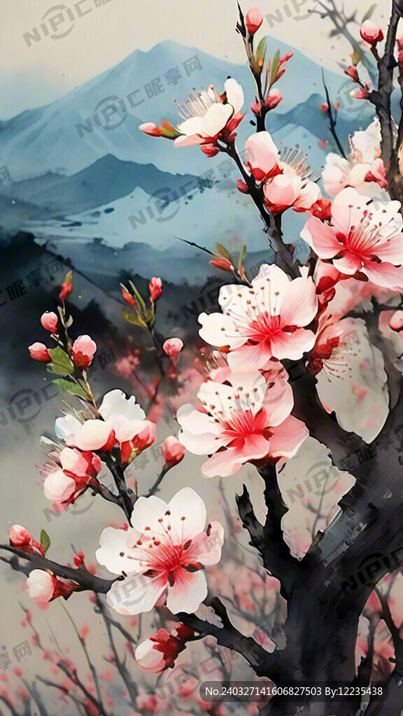 满山遍野桃花开 春暖花开