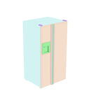 3D电冰箱模型
