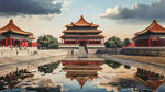 北京西城区的五个标志性建筑 鸟瞰图