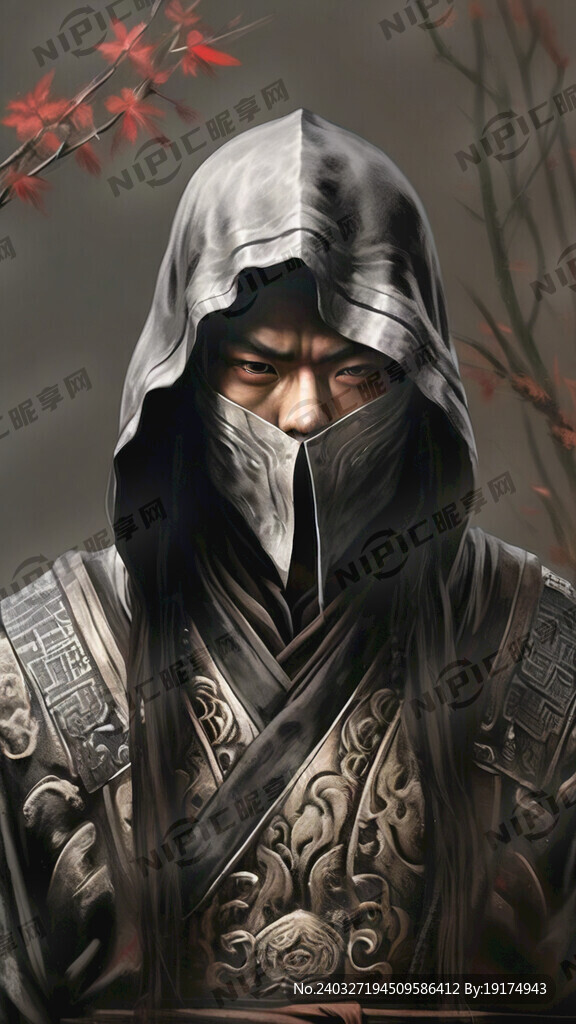 古代蒙面杀手形象