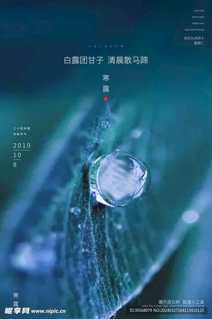 寒露节气海报