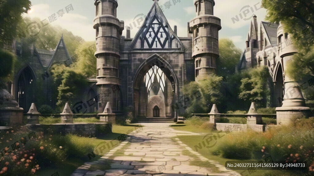 魔法学院户外场景