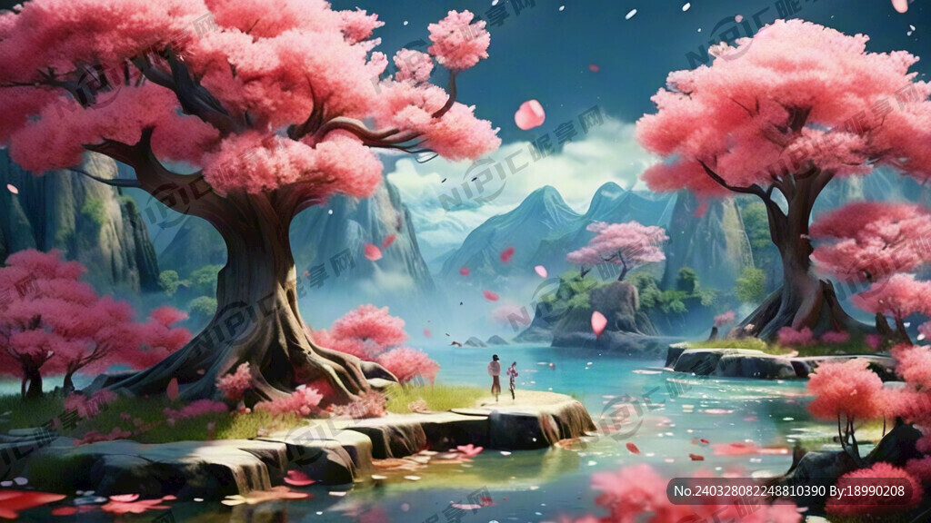 游戏梦幻唯美新中式风景 超高清