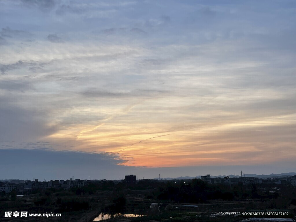 晚霞