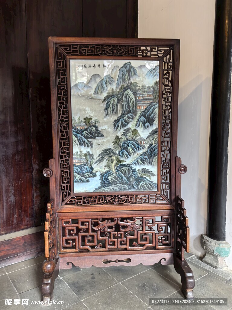 李鸿章故居屏风