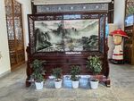 仿古屏风
