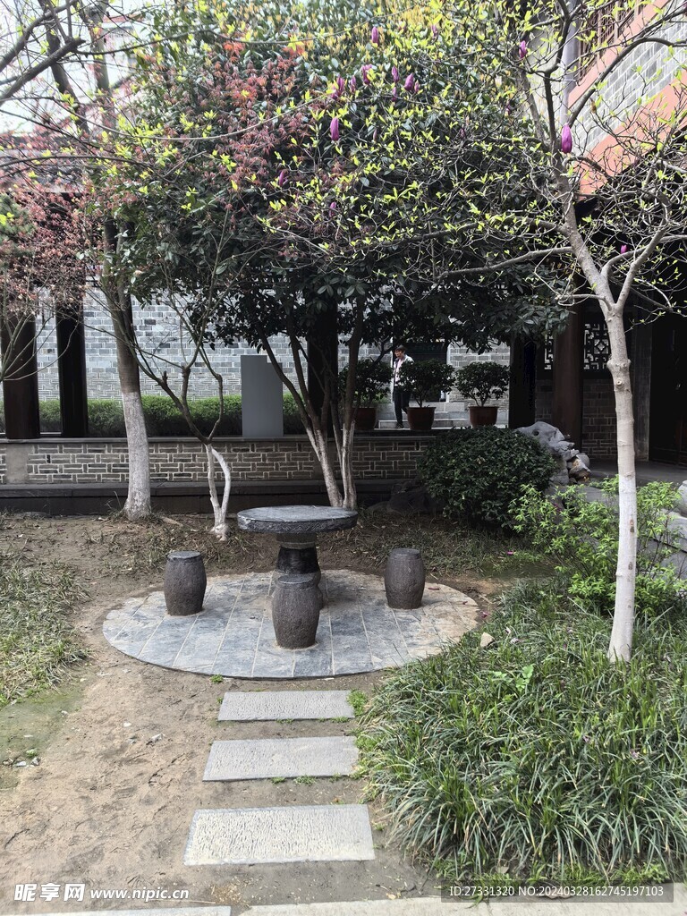 李鸿章故居中式花园