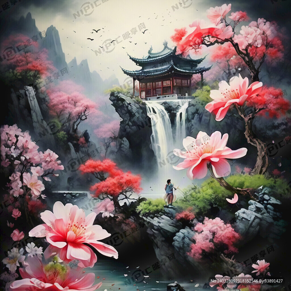 清明时节 唯美中式风景 超高清