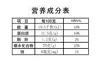 营养成分表