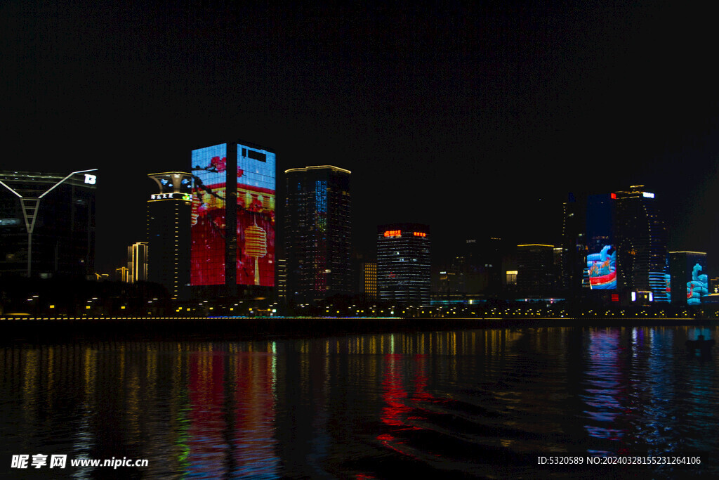 钱塘江夜景