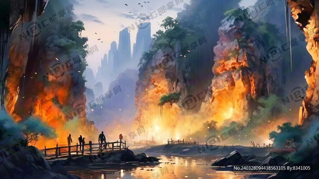 双龙洞 国潮风