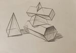 素描石膏几何体结构