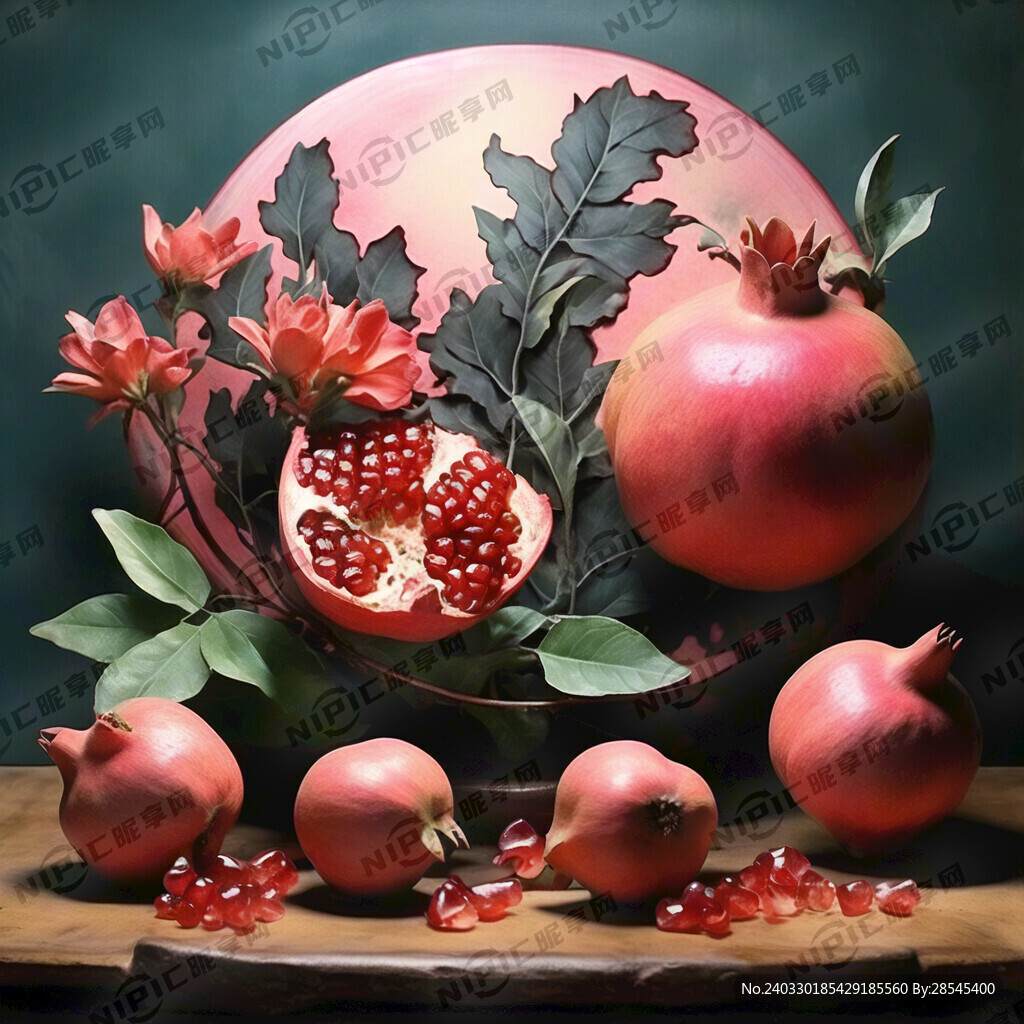 石榴 石榴花