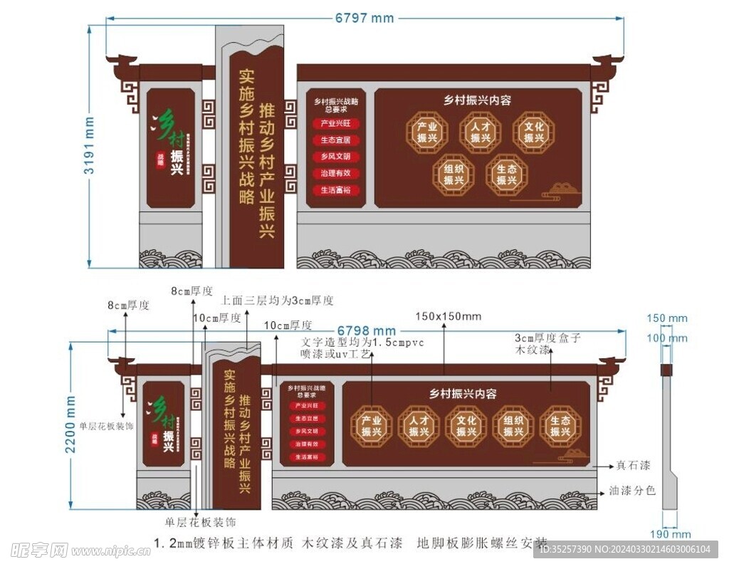 乡村振兴宣传栏