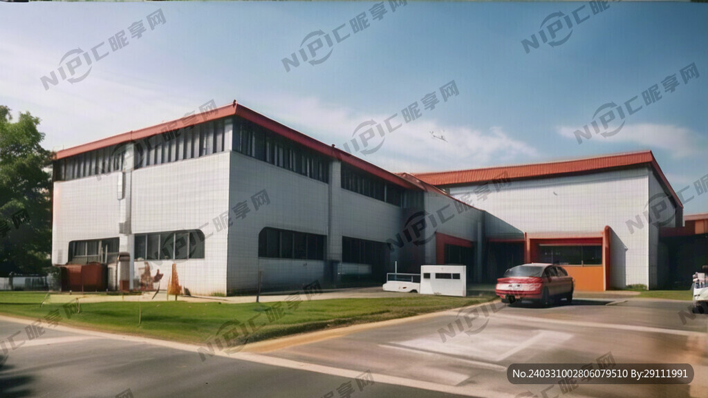 朗臣文具有限公司厂房大门口