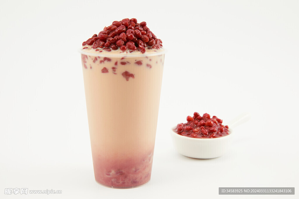红豆奶茶