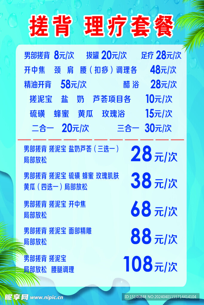 理疗海报