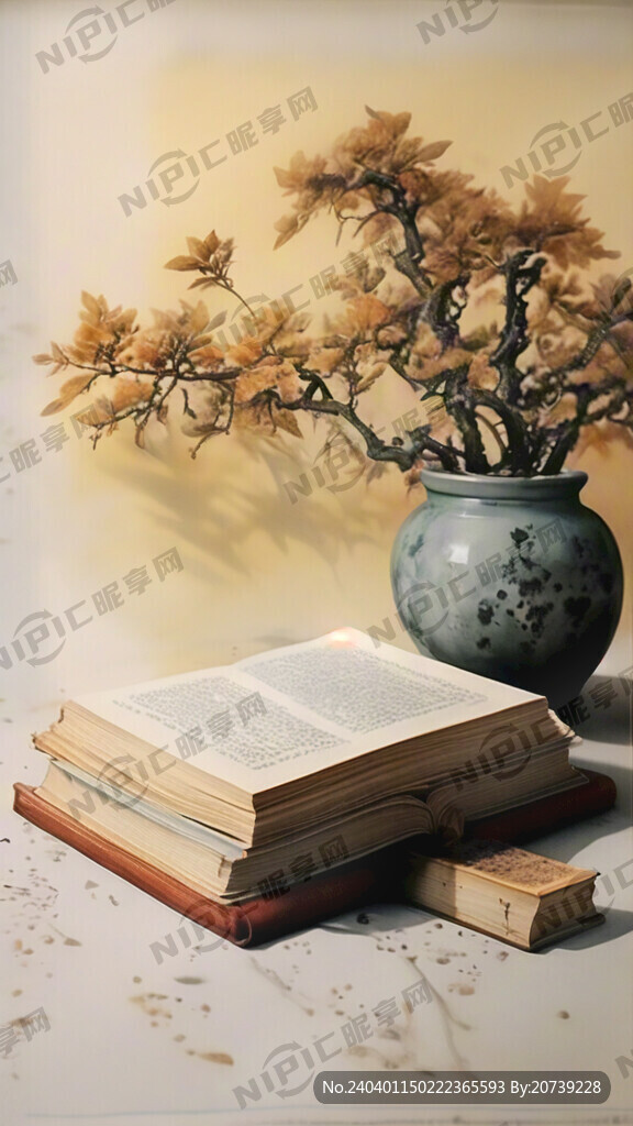 一本书 发黄的 历史感的