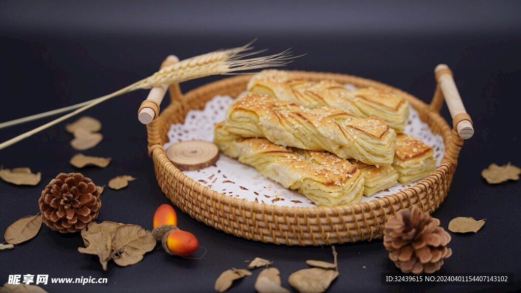 香酥芝麻饼