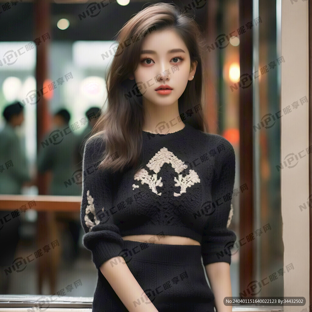 包臀裙 针织 少女 镂空 透视