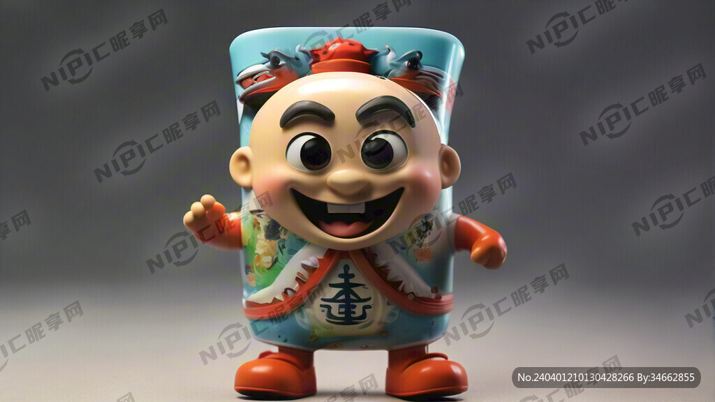 状元卡通形象冰箱贴 色彩绚丽