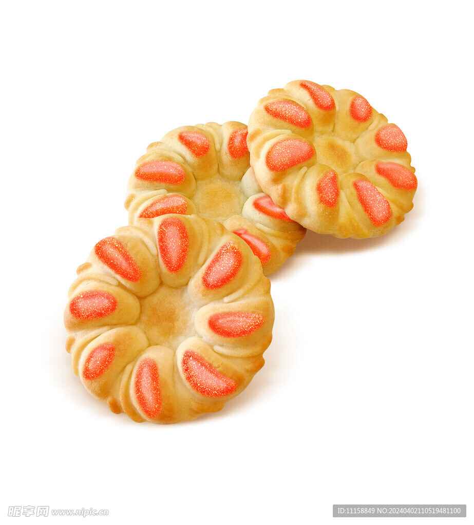 甜甜圈饼干实物图