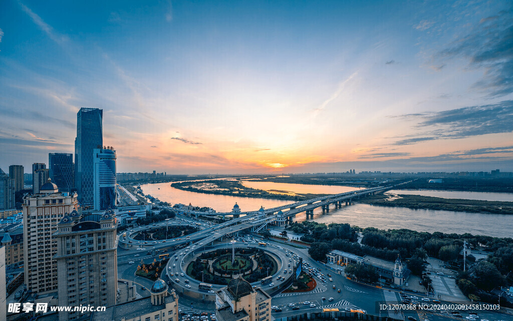 冬季城市
