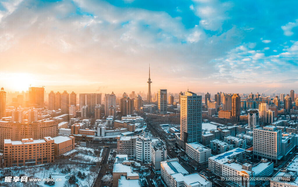 冬季城市
