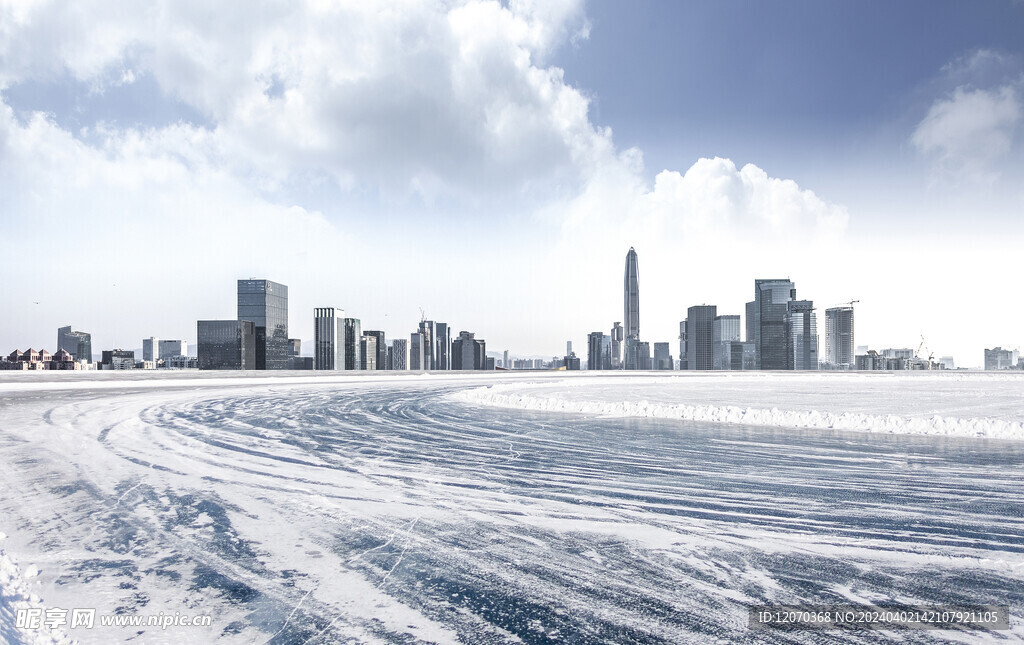 冰天雪地城市美图