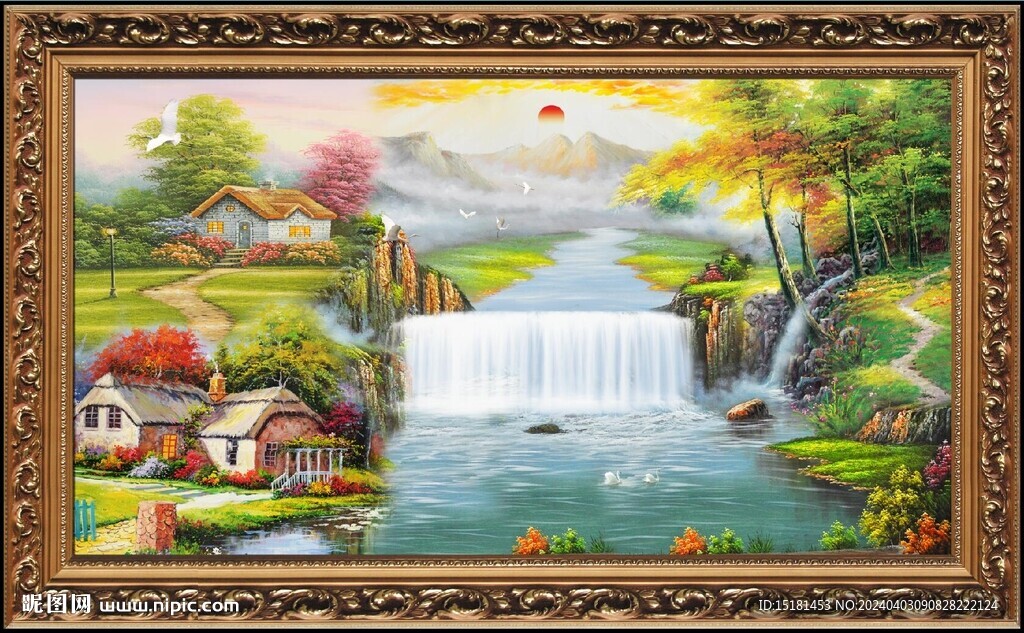 油画风景 