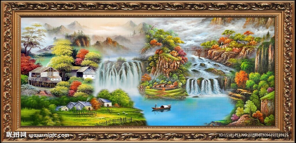 油画风景 