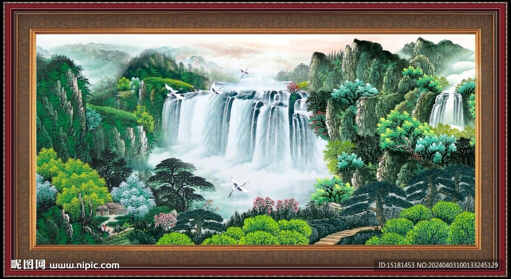 中国画山水